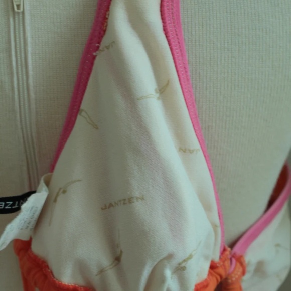 1990's Orange Jantzen Halter Neck Bikini - Picture 6 of 6